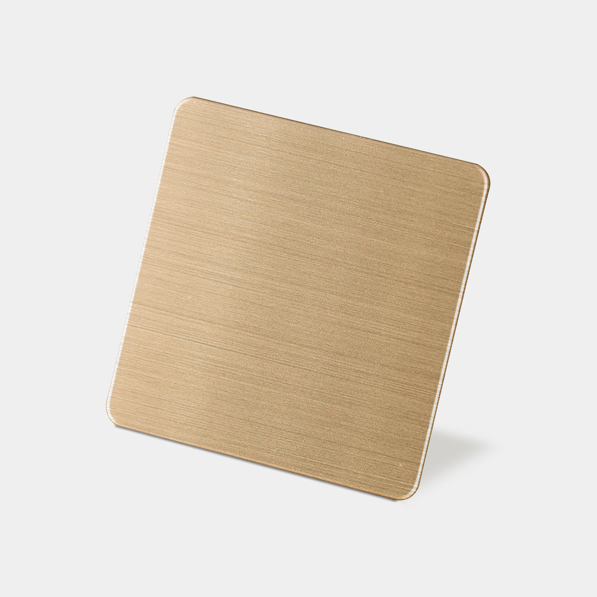 DVS Brushed Stainless Steel Sample-Brushed Champagne Gold