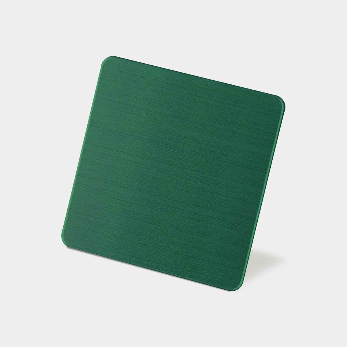 DVS Brushed Stainless Steel Sample-Brushed Emerald Green