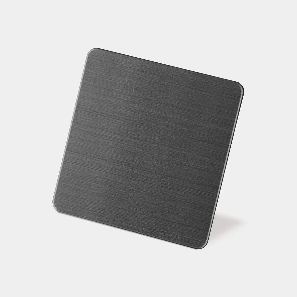 Brushed Stainless Steel Sample-Brushed Graphite Black