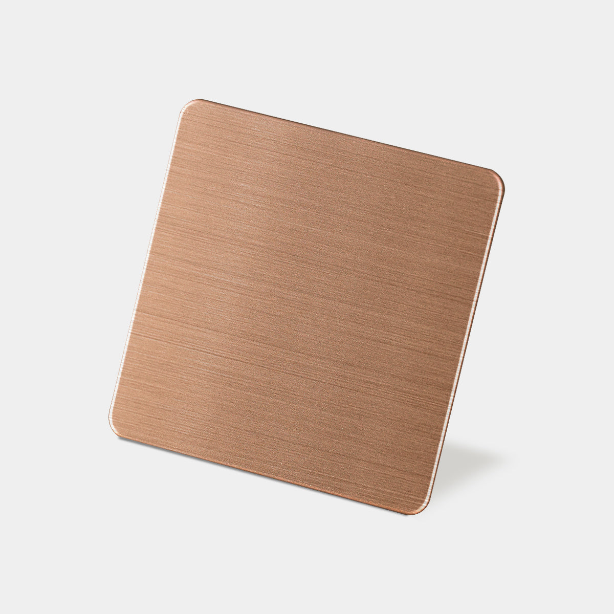 DVS Brushed Stainless Steel Sample-Brushed Rose Gold