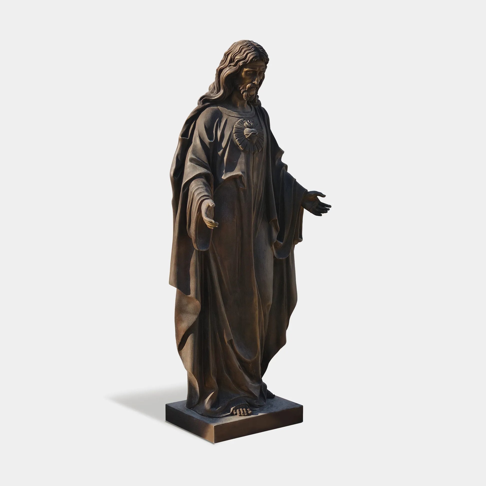 Religious bronze statue of Jesus Christ for churches