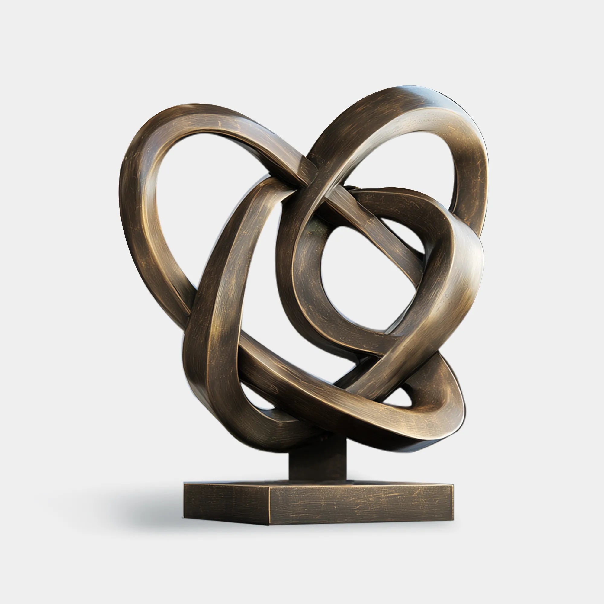 Spiral Bronze Sculpture with Modern Design for Courtyards, Gardens & Art Galleries 
