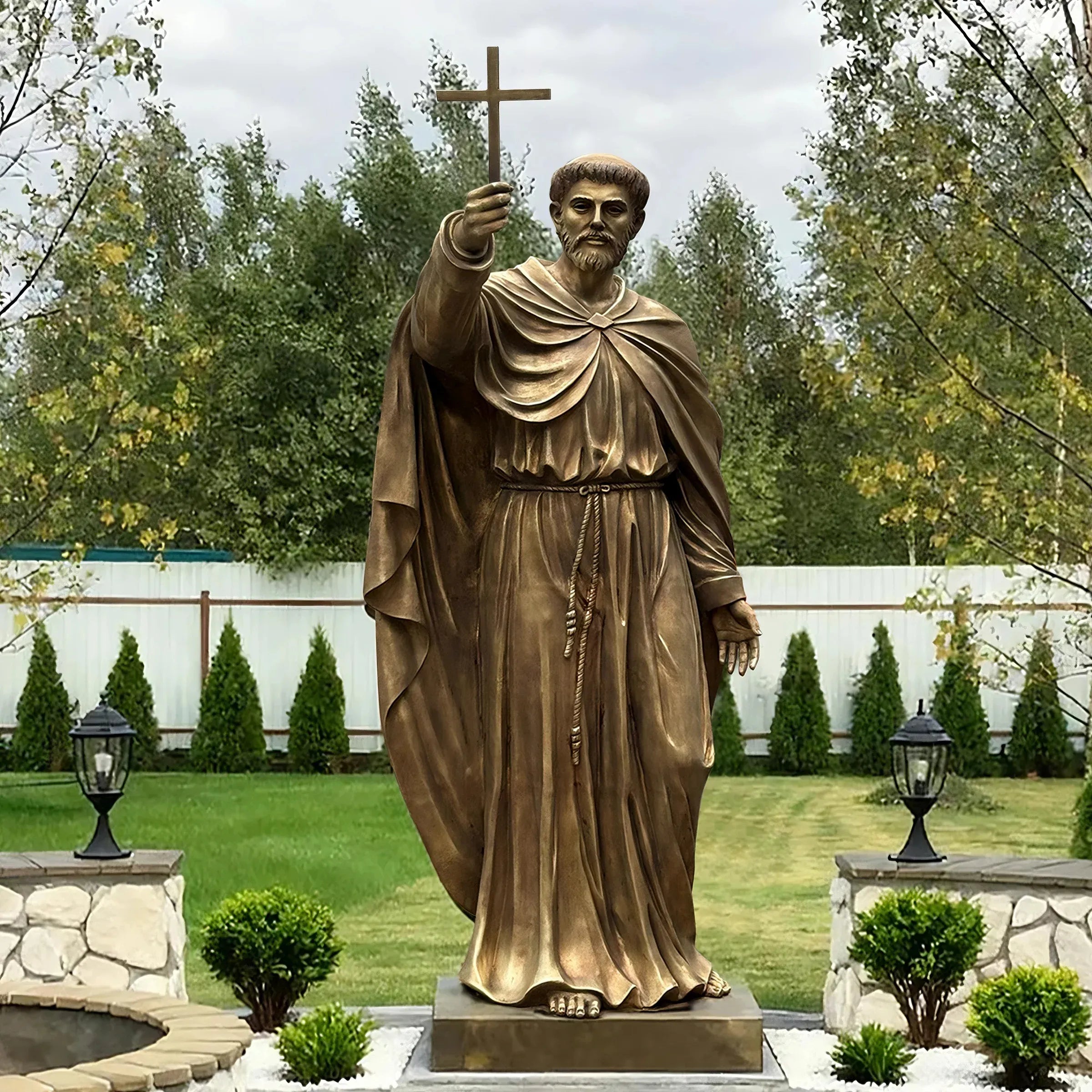 Famous Bronze Sculpture of St. Francis Xavier for Churches