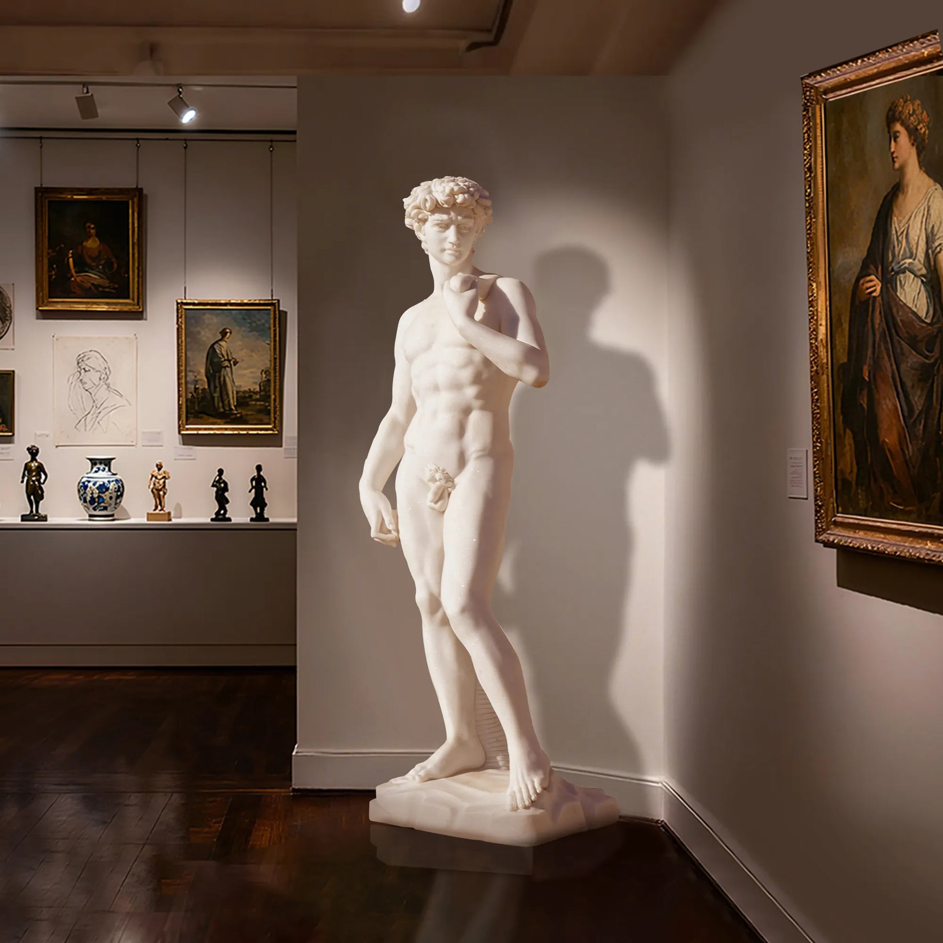 David Marble Statue for Churches, Gardens & Art Galleries.