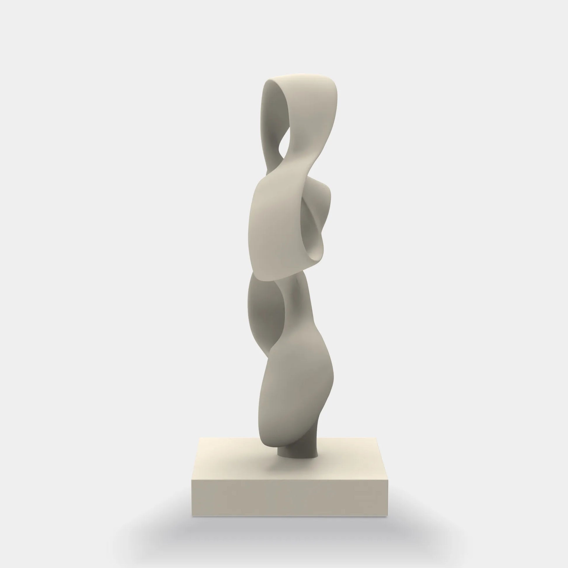 Modern abstract sculpture with organic hollow form design, perfect for luxury courtyards, villa gardens, and art spaces.
