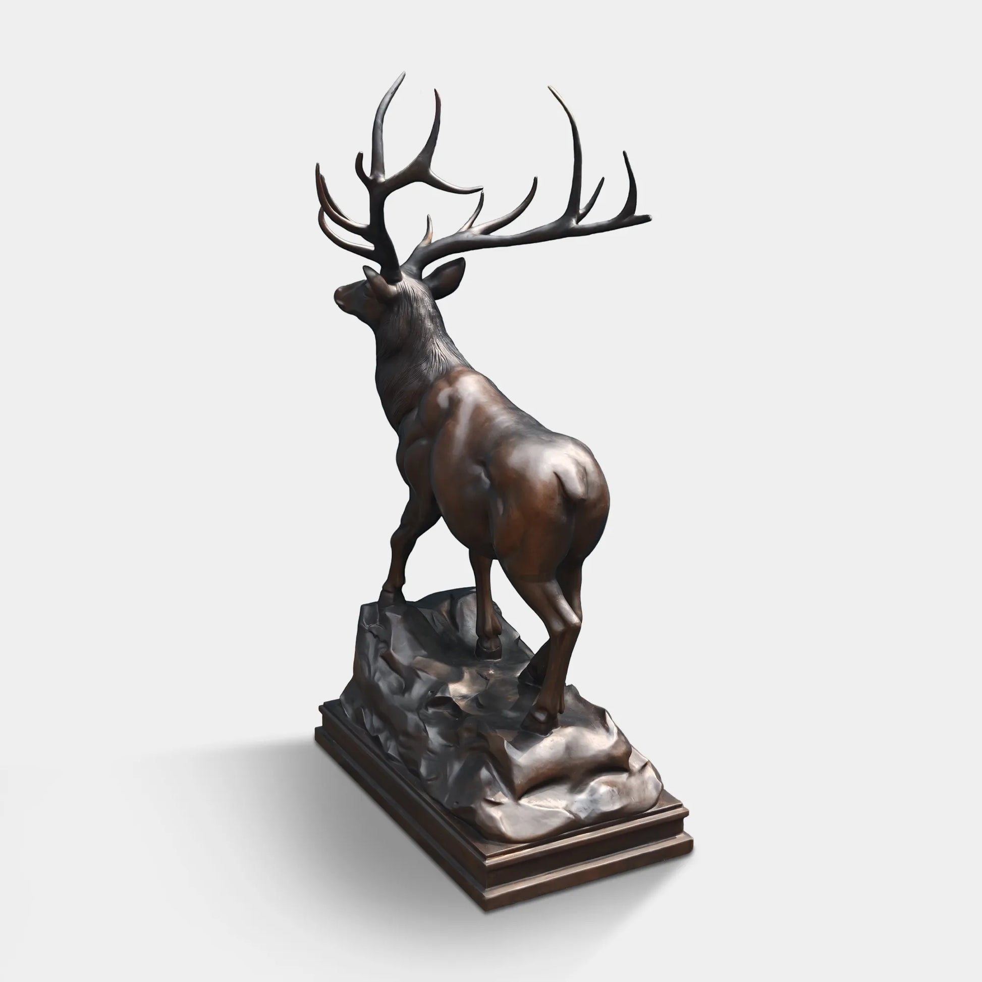 Bronze Deer Sculpture with Classical Design for Villas and Parks