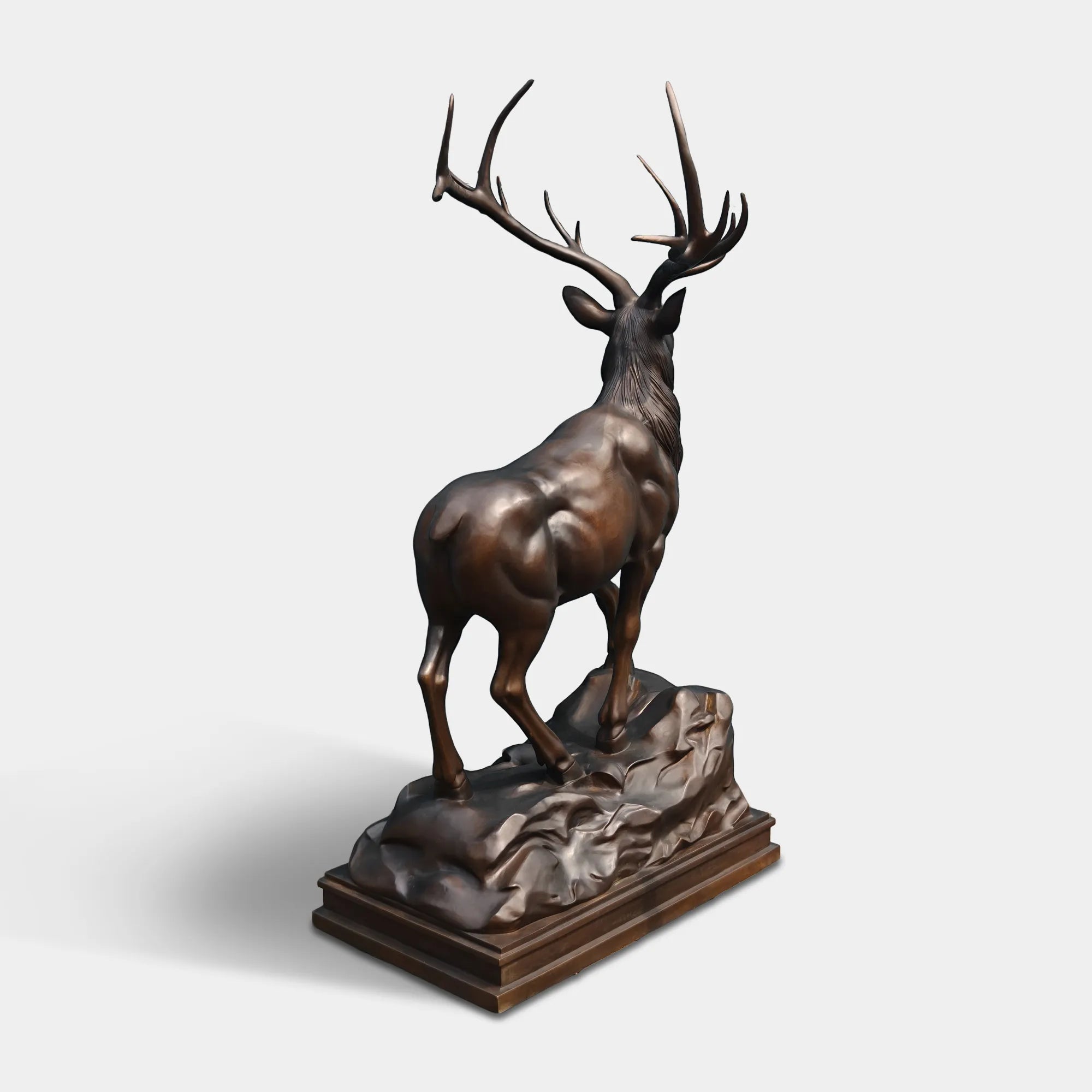 Bronze Deer Sculpture with Classical Design for Villas and Parks