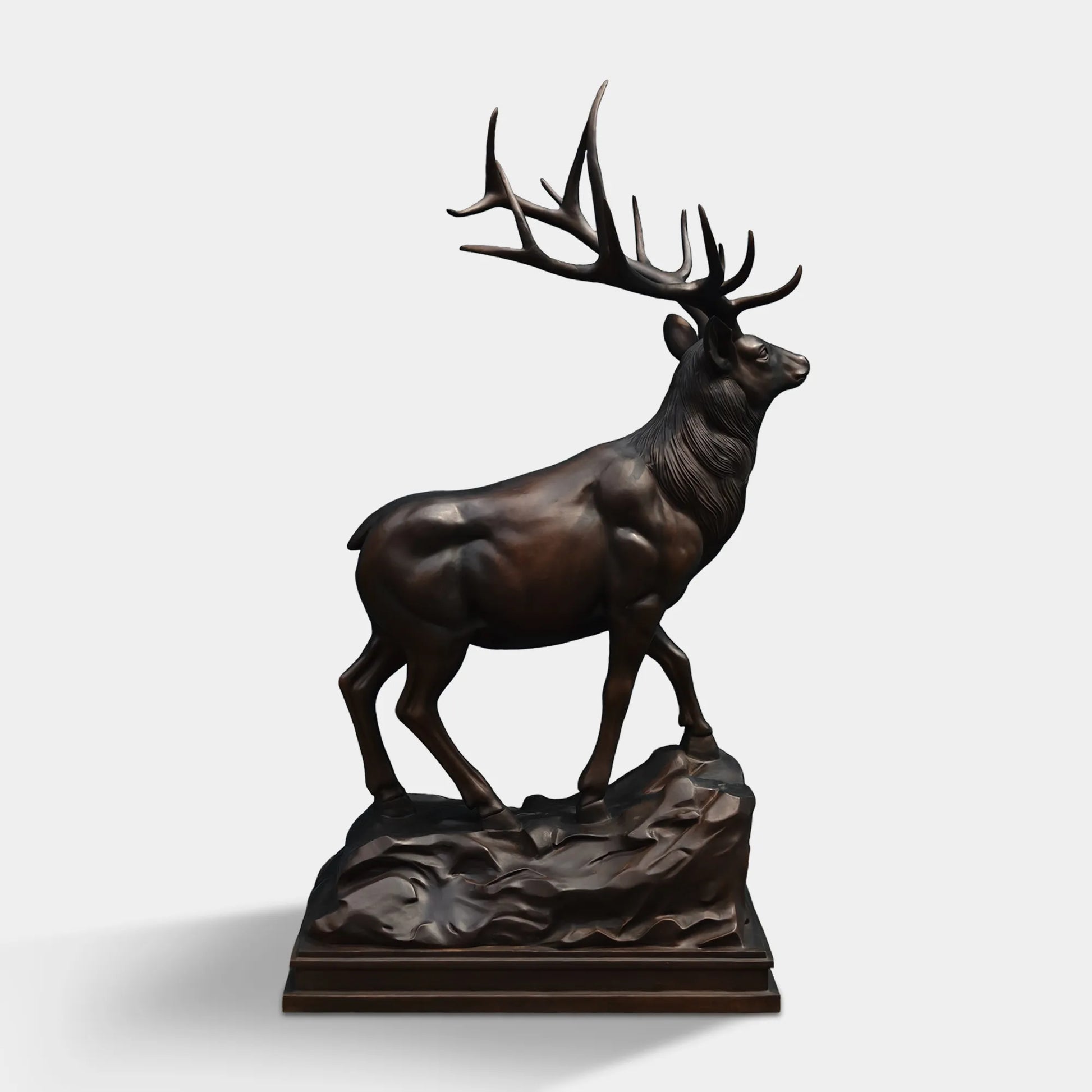 Bronze Deer Sculpture with Classical Design for Villas and Parks