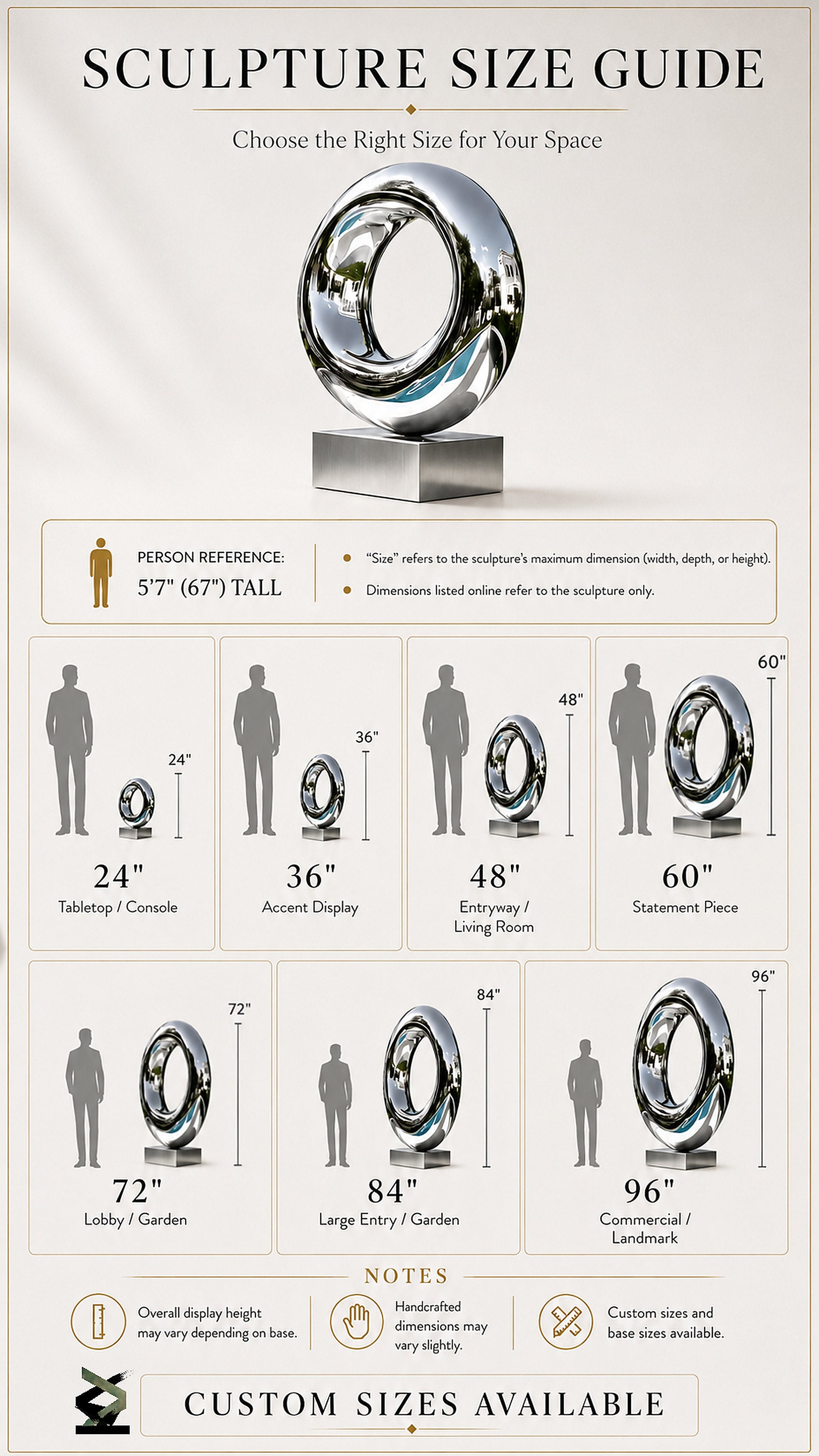 DVS Stainless Steel Sculpture in Black Abstract Female for Foyer Hallway, Lobby and Hotel Lounge DS123